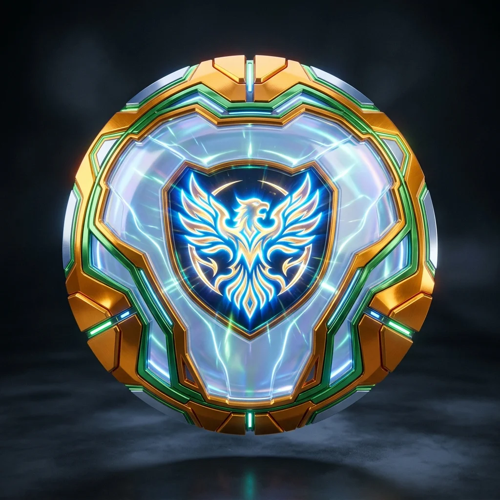 3D Shield Badge